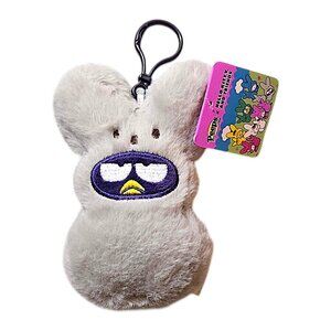 Sanrio Hello Kitty Badtz-Maru x PEEPS Bunny Plush Clip 2026 New Release Charm